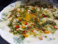Карпаччо из кольраби