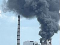 Пожежа у Білій Церкві, фото скриншот відео