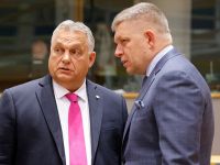 Премьер-министр Венгрии Виктор Орбан и премьер-министр Словакии Роберт Фицо