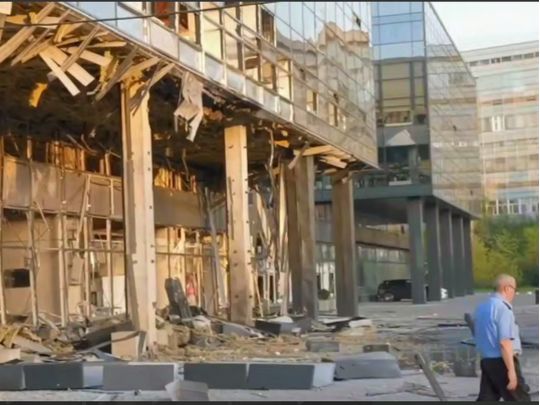 Російські підприємства ВПК атакували дрони-камікадзе. Фото&nbsp;— скріншот
