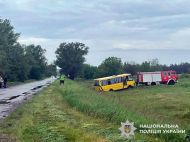 На&nbsp;Полтавщине в&nbsp;ДТП попал школьный автобус: трое детей в&nbsp;больнице