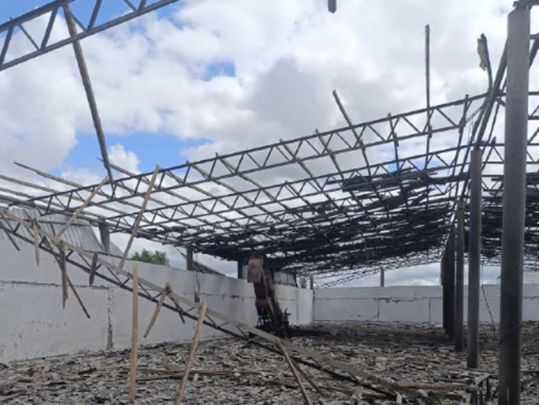 У Миколаївській області росіяни вдарили фермерському господарству.