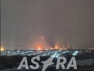 Українські безпілотники знову підпалили НПЗ у&nbsp;російській Сизрані (відео)