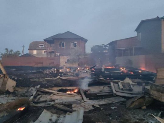 Росіяни вдарили по Одещіні «Шахедами». Фото ОВА