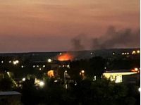 Пожежа у Мелітополі, фото з відкритих джерел