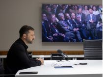 Зеленский обратился к участникам форума GLOBSEC. Фото ОП