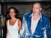 Брэд Питт и Инес де Рамон поужинали в Нью-Йорке - Фото: www.justjared.com