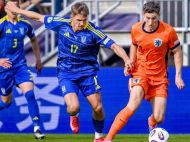 Украина U21 в&nbsp;игре с&nbsp;красной карточкой уступила Нидерландам и&nbsp;вылетела с&nbsp;Евро-2025: видеообзор матча