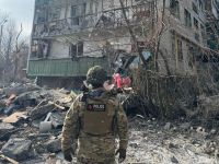 Росіяни випустили 7 авіабомб по Костянтинівці. Фото зі сторінки Донецької ОВА