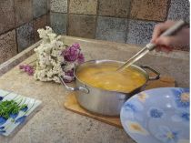 Рецепт мясного супа с затиркой. Фото - скриншот