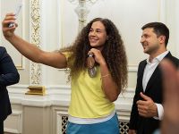 Людмила Лузан та Володимир Зеленський