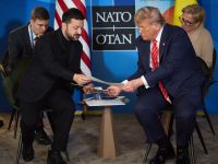 Трамп и Зеленский на саммите НАТО