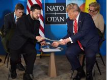 Трамп и Зеленский на саммите НАТО