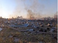 Наслідки вибухів під Житомиром, фото Житомиробленерго