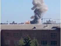 Взрыв в Полтаве возле здания ТЦК, фото соцсети