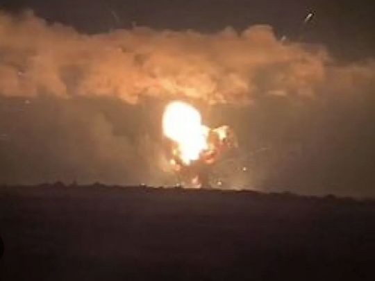 Приліт в районі окупованого Харцизька на Донеччині, фото соцмережі