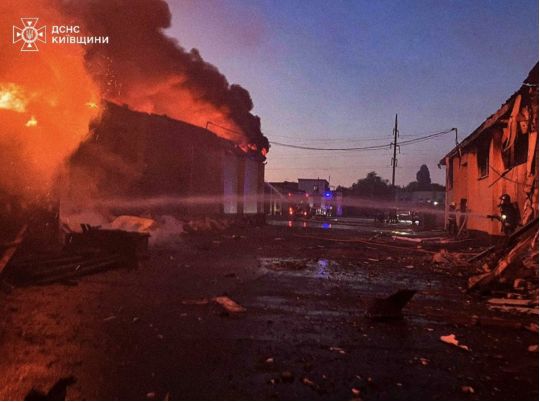 Зафиксированы разрушения и пожары в Вышгородской общине Киевской области 