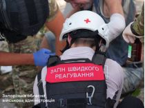 Во время атаки "Шахедов" на ТЦК и СП есть пострадавшие. Фото Запорожской ОВА