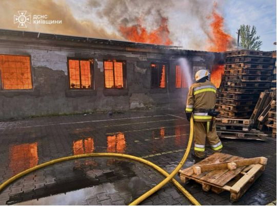 Пожежа на Київщині, фото ДСНС