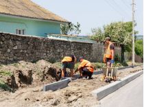 Ремонт дороги в селе Городковка Винницкой области