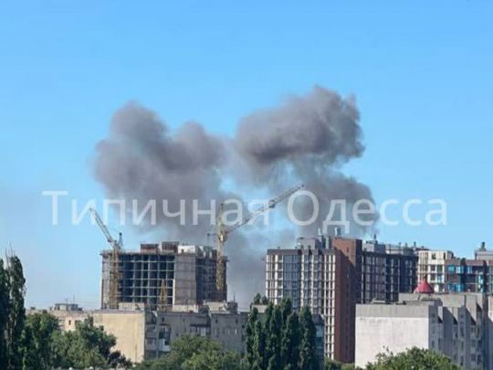 Російські безпілотники атакували будівлю ТЦК в Одесі