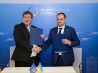 Віцепрем’єр-міністр з відновлення України – міністр розвитку громад та територій України Олексій Кулеба під час Міжнародної конференції з відновлення URCC2025