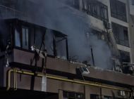 Квартира родини нардепа від &laquo;Слуги народу&raquo; згоріла внаслідок нічного удару по&nbsp;Києву (фото)