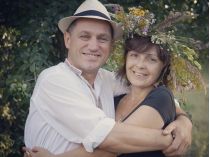 Анатолій Гнатюк з дружиною 