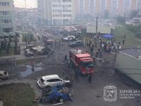 Россияне ударили КАБами по Харькову. Фото ОВА