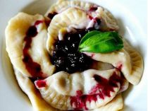 Вареники с черникой