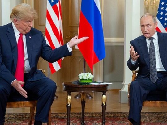 трамп и путин