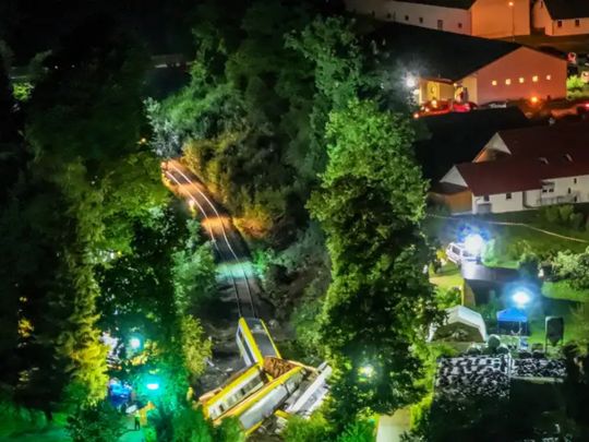 В Германии пятеро украинцев пострадали в результате аварии поезда - Фото: dpa/picture alliance