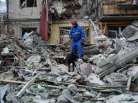 Росія використала реактивні дрони Shahed-238 для атаки на Київ&nbsp;— Фото ДСНС