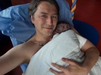 Волонтер Сергій Притула знову став батьком