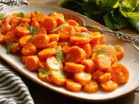Тушеная морковь с маслом и лимоном