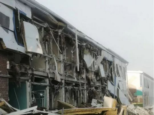 разрушения завода в зоне Алабуга