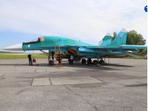 Літак Су-34. Фото з російського тг-каналу https://t.me/uac_ru