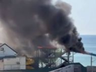 Курорт превратился в&nbsp;пепелище: россияне уничтожили самый большой аквапарк Херсонщины