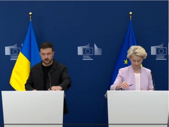 Зеленський приїхав в Брюсель перед візитом до США. Фото&nbsp;— скріншот
