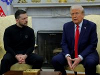 Зеленський і Трамп на зустрічі в Вашингтоні 28 лютого 2025 року. Скріншот відео