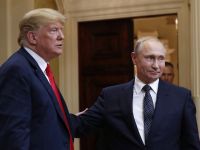 Дональд Трамп и Владимир Путин 