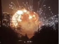 Горят склады боеприпасов на Луганщине, фото из открытых источников