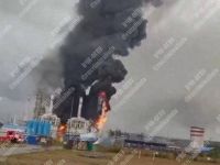 В порту Усть-Луга горит газовый терминал. Фото из открытых источников
