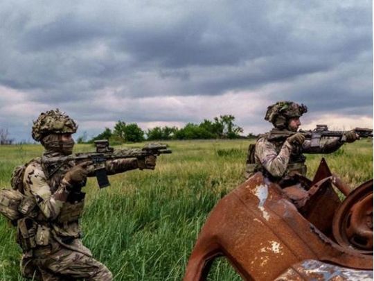 Війна під Добропіллям. Фото Telegram/@azov_media