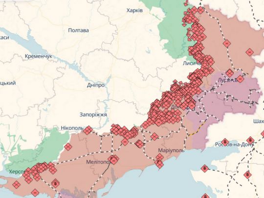 Россияне оккупировали Новогеоргиевку и Запорожское. Фото DeepState