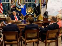 Трамп и лидеры Европы в Овальном кабинете