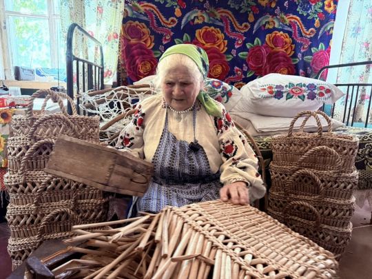 кошики з рогозу