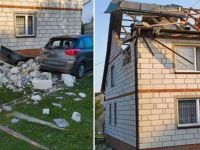 Дом в Польше после удара российского БпЛА