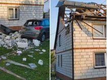 Дом в Польше после удара российского БпЛА