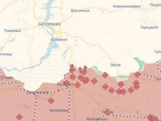 Російський наступ на Запоріжжі провалився